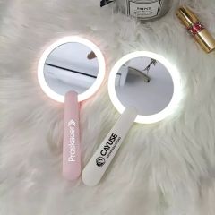 USB Charging LED Mirror With Swivel Handle