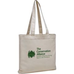 V Natural Organic Gusseted Tote
