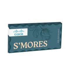 Valentine's Day Wrapped Chocolate Bars - S'mores