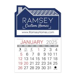 Value Stick Calendar - House Shape