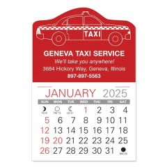 Value Stick Calendar - Taxi Shape