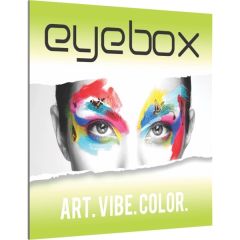 Vector Frame Edge Square S-03 Fabric Poster Display