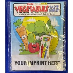 Vegetables Taste Great Coloring Book Fun Pack