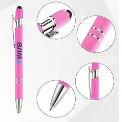 Velour Naishi Metal Accents Velvet Stylus Pen