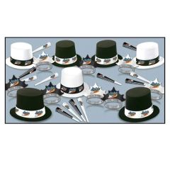 Velour Topper Hat With Paper Band Kit