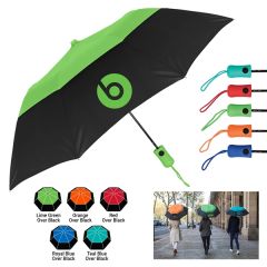 Stromberg Vented Color Crown Umbrella - 42 Inch Arc, Auto-Open, Windproof