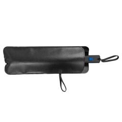 Vented Lifesaver Folding Umbrella W/Deluxe Leatherette Case