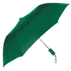 Stromberg Vented Windproof Folding Umbrella W/Deluxe Leatherette Case