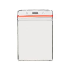Vertical Blank Vinyl Pouch With Zipper