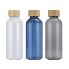 Vida 22 Oz rPET Reusable Sports Bottle W/ Bamboo Lid
