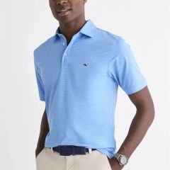 Vineyard Vines Men's Bradley Stripe Sankaty Performance Polo