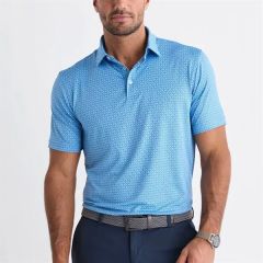 Vineyard Vines Men's Golf Printed Sankaty Performance Polo