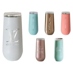 Vinglace 6 Oz Champagne Flute, Laser, Premium