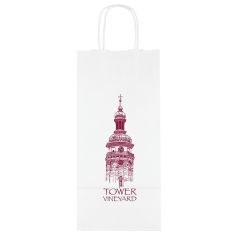 Vino - White Shopper - Flexo Ink Print