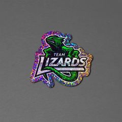 Vinyl Die Cut Glitter Sticker 6mil