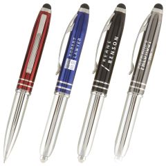 Vivano Duo W/LED Light & Stylus - Lasermax - Metal Pen