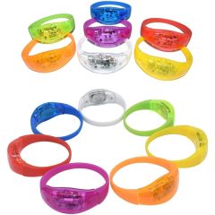 Voice Activated Sound Control LED Bracelets