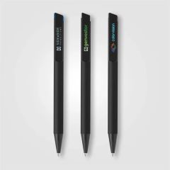 Volos Recycled Aluminum Ballpoint Pen - Colorjet On Clip