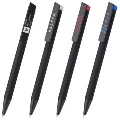 Volos Recycled Aluminum Ballpoint Pen - Colorjet On Clip