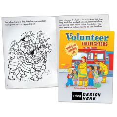 Volunteer Firefighters Keeping Our Community Safe Educational Activities Customizable Book