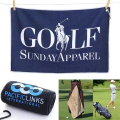 Waffle Golf Towel With Hook