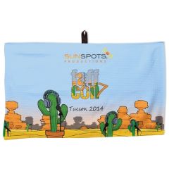 Waffle Towel With Loop - 14 Inch X 24 Inch