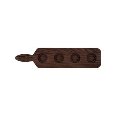 Walnut Paddle 4-Slot Sampler Board
