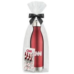 Water Bottle With Chocolate Baseballs