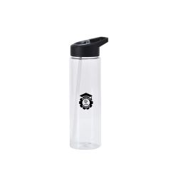 Water Bottle With Flip Straw Lid - 24 Oz