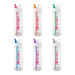 Water Bottle With Flip Up Spout & Hydration Mark - 32 Oz