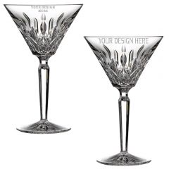 Short Crystal Martini Cocktail Glasses Exuding Elegance and 