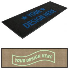 Waterhog Inlay Logo Mat Fashion Borders 3 Ft X 10 Ft