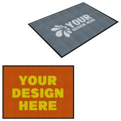 Waterhog Inlay Logo Mat Fashion Borders 3 Ft X 4 Ft