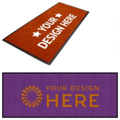 Waterhog Inlay Logo Mat Fashion Borders 4 Ft X 10 Ft