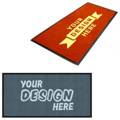 Waterhog Inlay Logo Mat Fashion Borders 6 Ft X 12 Ft