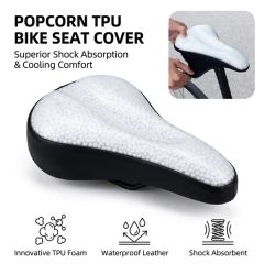 Waterproof TPU Silicone Bike Seat Cover Cushion
