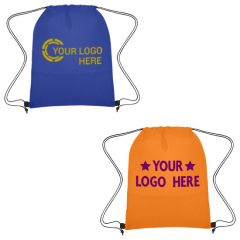 Wave Design Non-Woven Drawstring Bag