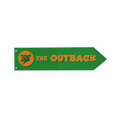 Wayfinding Sign Arrow Horizontal Imprinted Sign