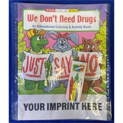 We Don't Need Drugs Coloring And Activity Book Fun Pack