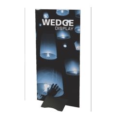 Wedge Metal Sign Support For Rigid Graphics