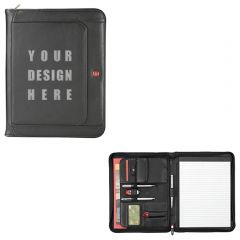 Wenger Executive Leather Zippered Padfolio