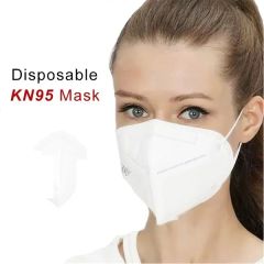 White Adult KN95 Face Mask In California Stock 6pcs/Bag