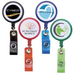 White Face Badge Reel