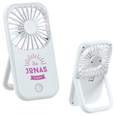 White Fan With Kickstand