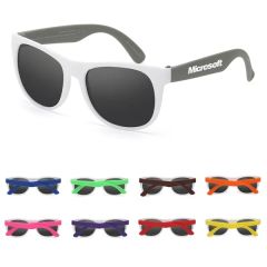 White Frame Two Tone Perfect Sunglasses