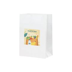 White Kraft 1/6 Bbl SOS Bag - Digital Splash