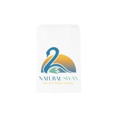 White Kraft Merchandise Bag - Digital Splash