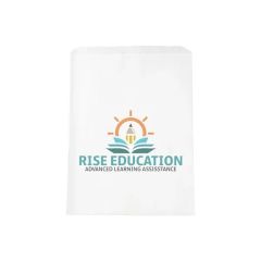 White Kraft Merchandise Bag - Digital Splash