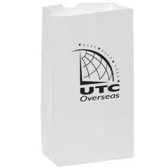 White Kraft Paper SOS Grocery Bag - 12 Lb - Flexo Ink