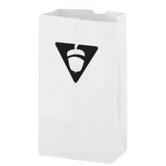 White Kraft Paper SOS Lunch Bag - 6 Lb - Flexo Ink